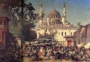 Germain-Fabius Brest View of Constantinople Sweden oil painting artist